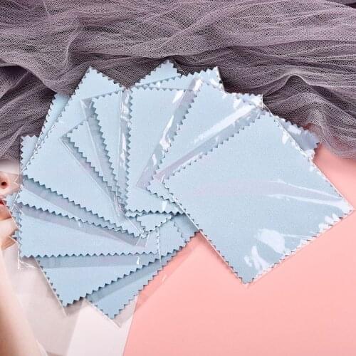 10PCS/Lot Cleaning Cloths Wiping Cloth Of Jewelry With Individual Package Soft Clean Wipe Tool For Silver Gold Anti Dust