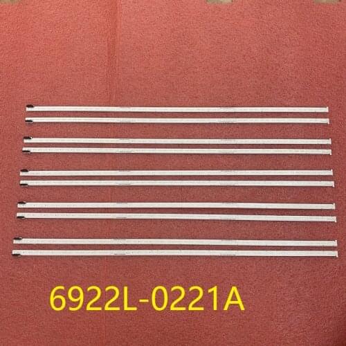 2pcs LED strip for LG LG 49SJ810V 49SJ800V 49UJ750V 6922L-0221A 49 V17 ART3 3032 3031 3030 3033 LC490EGH FK M1 6916L3030A