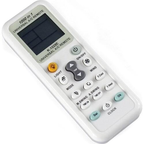 2021 Universal LCD A/C Remote Controller for Air Conditioner Remote Control Replacement Multifunction with Flashlight