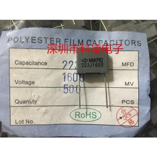 24PCS New and original MMKP 223J 0.022UF 22N 223 1600V P15MM Safety capacitance