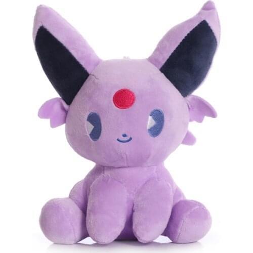 5pcs/lot TAKARA TOMY Pokemon 27cm Espeon Plush Toys Espeon Soft Stuffed Plush Toys Gifts for Kids