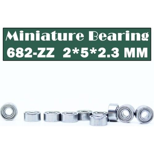 682ZZ ABEC-1 (10PCS) 2x5x2.3mm RCS Model CS682 Miniature Ball Bearings 618/2ZZ