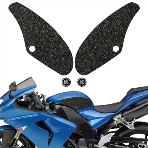 Motorcycle Tank Traction Side Pad Gas Fuel Knee Grip Protector For KAWASAKI 04-07 NINJA ZX-10R zx10r zx 10r