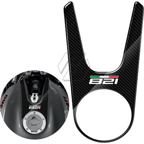 3D Carbon-look Motorcycle Tank Pad Protector Case for Ducati Monster 821 2015-2017