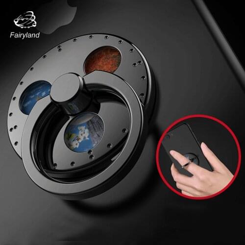 Cell Phone Holder Kickstand 360 Degree Round Rotatable Fun Bearing Gyro Phone Stand Ring Creative Phone Accessories Fidget Toys