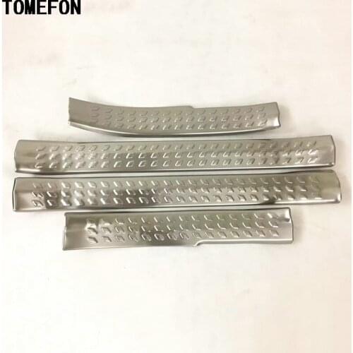 For Toyota C-HR C HR CHR 2017 2018 Stainless Steel Interior Door Sill Scuff Plate Inner Welcome Pedal Car Accessories 4pcs