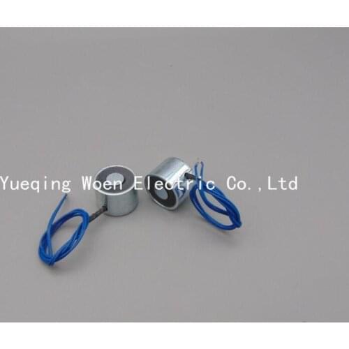 Free Shipping P25/20 Holding Electric Magnet , Lifting 5KG 50N Solenoid Electromagnet 24VDC or 12VDC HCNE1-P25/20