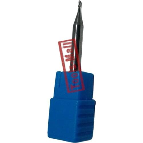 1pc 1mm D1*3*D4*50 HRC50 2 Flutes Milling cutters for Aluminum CNC Tools Solid Carbide CNC flat End mills Router bits