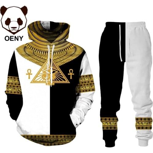 Unisex Spring Autumn Suit Hoodie + Pants Two Pieces Casual Sportswear 3D Clothing For Women and Men