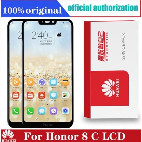 Original 6.26" Display Replacement With Frame For Huawei Honor 8C LCD Touch Screen Digitizer Assembly For Honor 8C LCD
