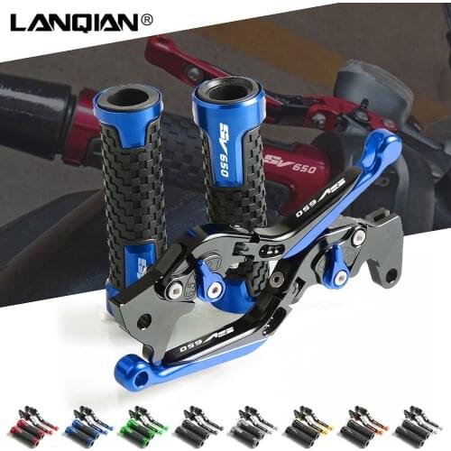 For Suzuki SV650 SV650S Motorcycle Brake Clutch Levers & Handlebar Grips SV650S 1999-2009 SV650 1999-2009 2016 2017 2018 Parts