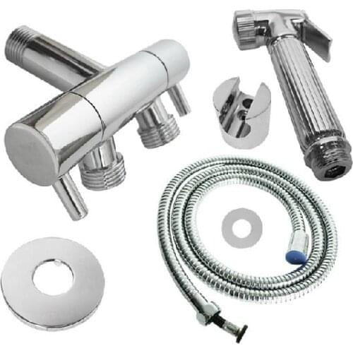 Sanitary ware brass bidet faucets toilet dual usage spray gun set