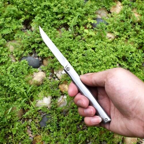 M390 Camping Folding Knife Self Defense Weapons 59HRC Survival Hunting Tactical Utility Knife Box Cutter EDC Tools Dropshipping