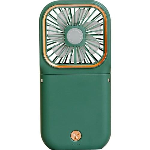 Folding Fan USB Multi-Function Power Bank Mobile Phone Holder Hanging Neck Handheld Mini Desktop Small Fan mini fan