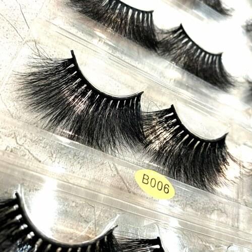 Own Brand Siberian 3D Mink Eyelashes Mix Eyelashes With Custom Lash Box