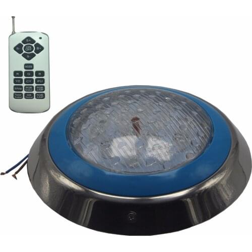 Spotlight LED Swimming Pool RGB Underwater Light 12V AC Surface Plat Fountain Lights IP68 Waterproof 18W 36W 45W 54W
