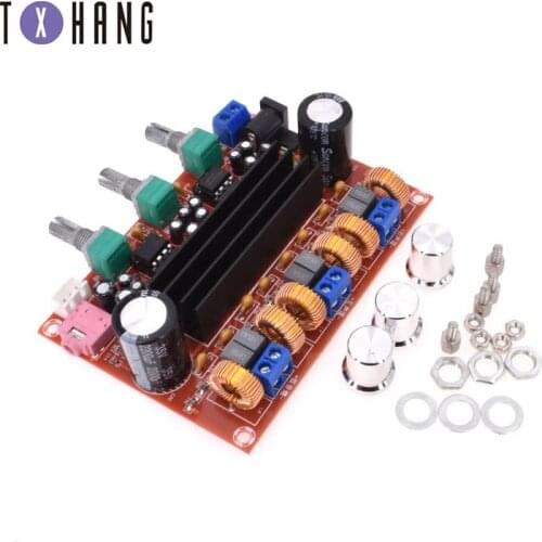 TPA3116D2 DC 12-24V 3 subwoofer channel Digital high efficiency Power Amplifier Board chips loudspeaker box L3FE diy electronics