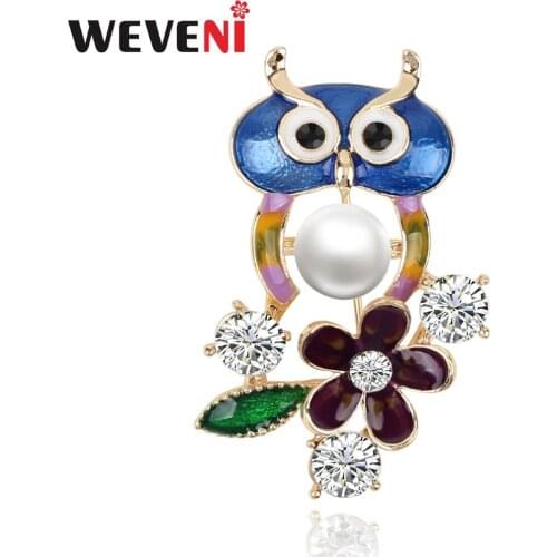 WEVENI Bird Brooches For Clothes