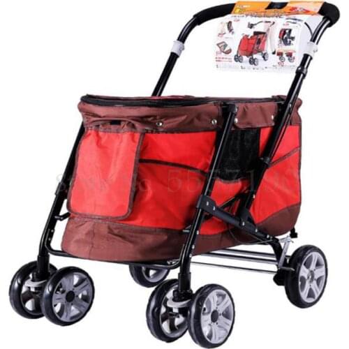 Japan IVPETS Pet Trolley Large Dog Disease Dog Cat Cart Foldable With Brake