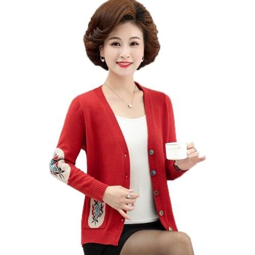 Womens short Knitted Sweater Cardigan Korean New Large size Loose V-neck Knit Sweater Female fashion elegant cardigan Top R323