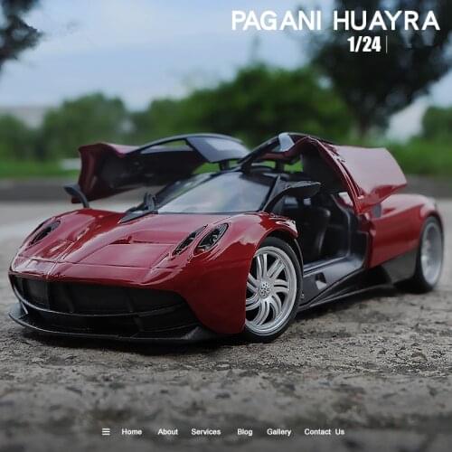 1:24 Scale PAGANI Huayra Alloy Sports Car Model Diecasts Metal Simulation Toy Vehicles Car Model Collection Childrens Toys Gift
