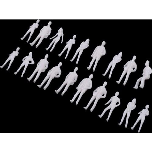 1/75 scale model miniature white figures Architecture model human scale peoples