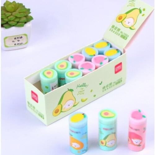 1PC New Kawaii Creative Custom Fruit Cartoon Eraser Children Student 2B Rubber Cute Stationary Kids School Supplies(ss-871)