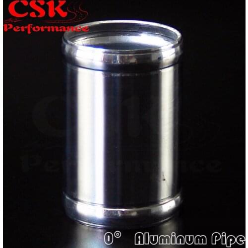 2pcs Alloy Aluminum Hose Adapter Joiner Pipe Connector Silicone 35mm 1 3/8" inch 2 pieces