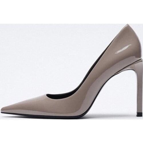 2021 Chic Elegant Women Pumps Solid Color Office Shoes Women Pointed Toe Stiletto High Heels Women Pumps Ladies Dress Shoes
