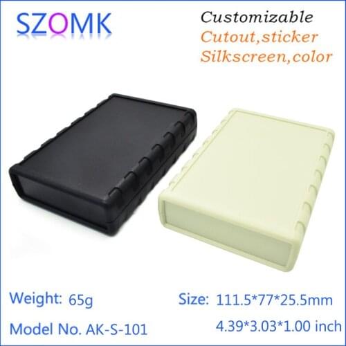 4 pcs, 111.5*77*25.5mm plastic enclosure electronic project box high impact abs housing smart safety instrument GPS control box