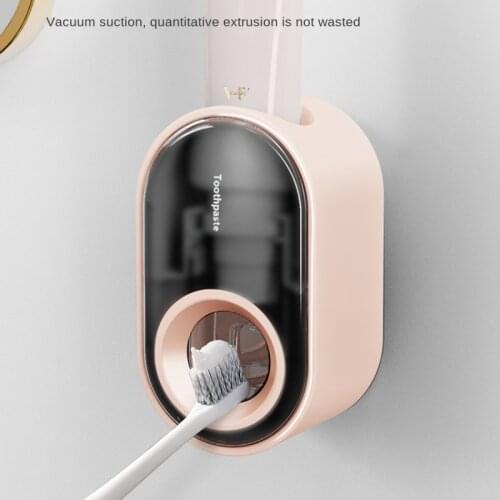 Automatic toothpaste squeezer household wall mounted toothbrush shelf creative toothpaste squeezer
