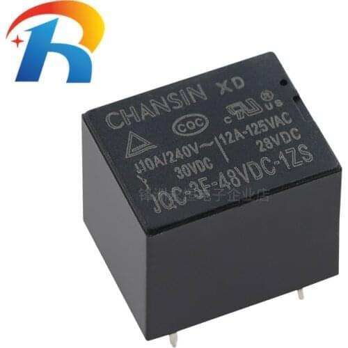Free shipping 10PCS 100% new original JQC-3F-48VDC-1ZS Relay instead of SRD-48VDC-SL-C JQC-3FF-048-1ZS