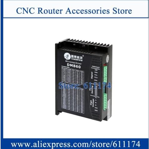 Leadshine 2-phase stepper motor driver DM860 18-80VDC 7.2A Digital 32 bit DSP hybrid stepping driver