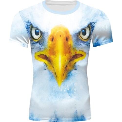 Wholesale MMA O-Neck Compression Shirts Short Sleeve Full Sublimation Cool Design 3D Printed Rash Guard