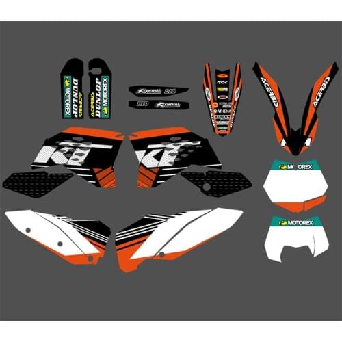 Motorcycle Motor Bike For Ktm all Model Decal Sticker Graphics Kit For KTM SX SXF EXC XC 2005 2006 2007 2008 2009 2010 2011