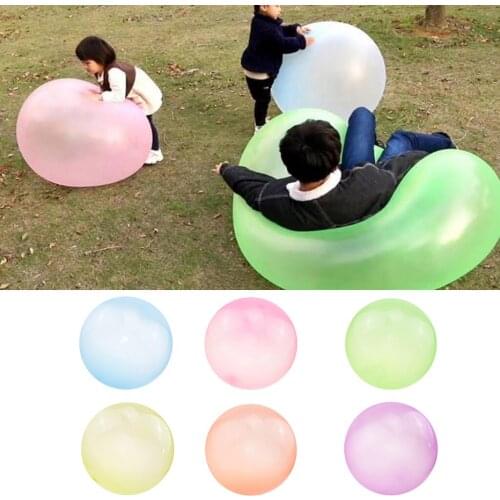 Bubble Ball Inflatable Tear-Resistant Stretch Balls Indoor Outdoor Garden Pool
