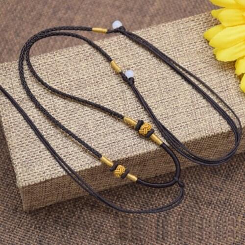 New Arrival Braided Cotton Rope For Necklace Adjustable DIY Pendant Necklace 45-60cm Handmade Jewelry Accessories Multi Color