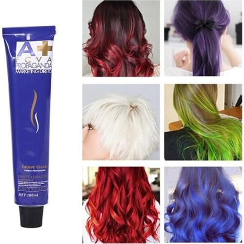 100ml Unisex Professional Color Fashion Styling Hair Cooling Dye Cream