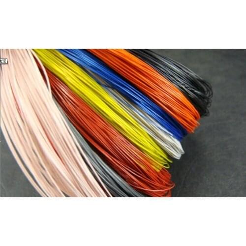 Heart of Ocean silver wire headphone cable Signal line braided ear wire DIY braided wire Earphone upgrade cable 12pcs*1.3m