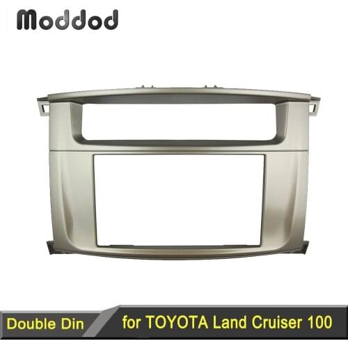 7 Inch Radio Frame for TOYOTA Land Cruiser 100 2003-2007 Stereo GPS DVD Dashboard Screen Installation Dash Trim Kit Frame Bezel