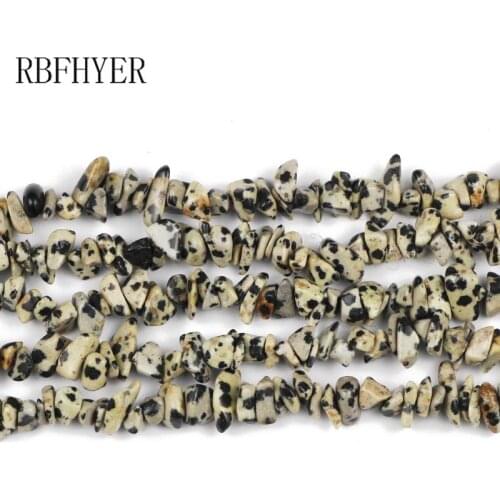 RBFHYER Natural stone Mottled stone Irregular Gravel beads 4-10MM Spacer Beads DIY Accessories Wholesale Jewelry Bracelet Making