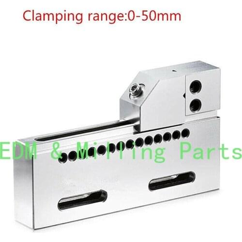 2" Wire EDM Vise High Precision SUS420 Stainless Steel 50mm Clamp Jaw CNC Tool For EDM Sparks Tool