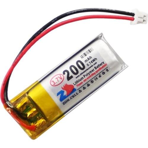 In the core 200mAh 3.7V lithium polymer battery 601230 recording pen driving instrument for smart Wearable Rechargeable Li-ion C