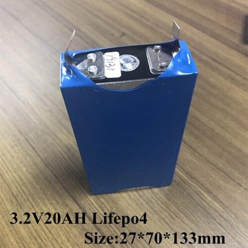 1pcs Brand Lifepo4 Battery 3.2v 20ah Cell High Drain 100A Lifepo4 20ah for Ebike Wheelchair Power Tools 12v 20ah Diy By Express