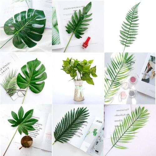 19 Distinct Styles Sham Leaves Simulation Green Leaf Photography Background Accessories Studio Photo Product Photography Props