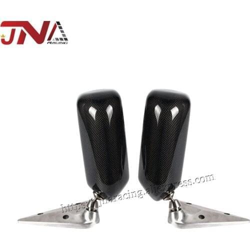 2pcs Real/Copy Carbon Fiber Car Rearview Mirror for refitted racing car part