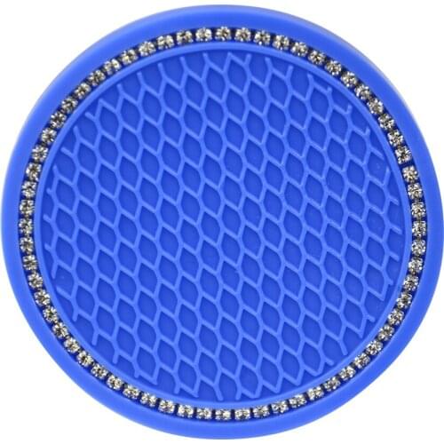 6 Colors New Car Coaster Water Cup Bottle Holder Anti-slip Pad Mat Silica Gel For Interior Decoration Car Styling Accessories