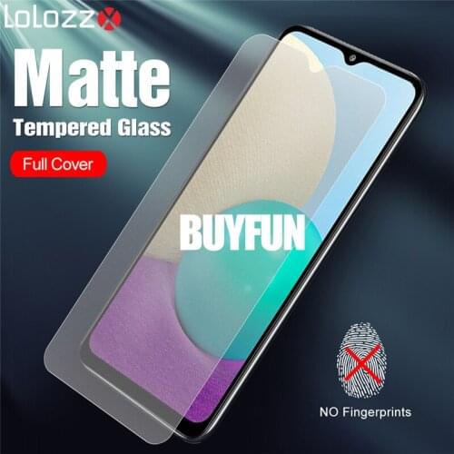 9D Matte Tempered Glass For Samsung A52 A42 A32 A51 A71 A72 A12 S20 FE S21 Plus Note 10 Lite 20 M02 M10 M11 M12 M20 M21 M30 M31