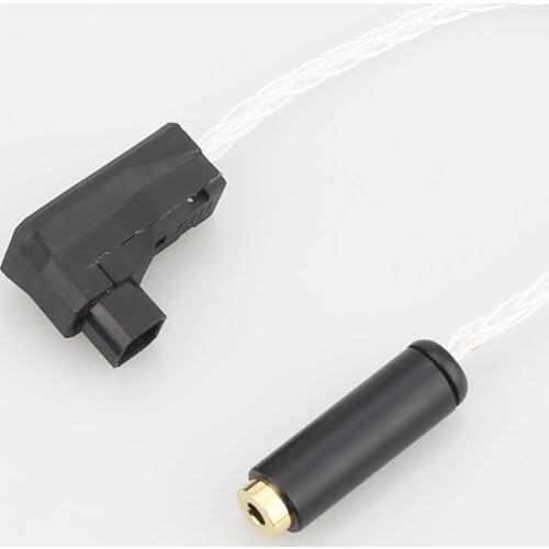 Free shipping 15cm 4-pin RSA/ALO Balanced Male to 2.5mm TRRS Balanced Female Earphone Audio Adapter Cable