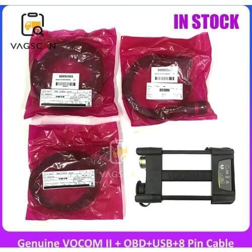 VOCOM II 88894000 Heavy duty Truck Diagnostic Tool with APCI PTT1.12/2.7.116 Turck Scanner Diagnostic Adapter